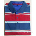 Polos 100% coton pour hommes teints en fil